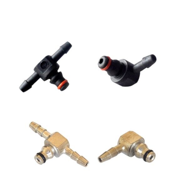 Diesel fuel injection return pipe tee joint T-shaped two-way iron joint calibration pump common rail injector return plug