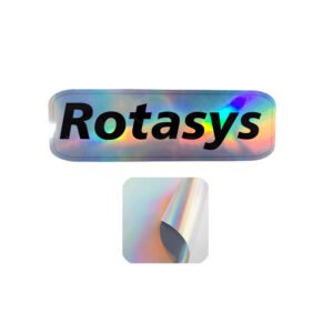Custom PET Holographic Laser Stickers (3cm-8cm / 1.18"-3.15") | Full-Cut Personalized Rainbow Iridescent Vinyl Labels