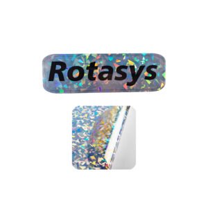Custom PET Holographic Large Floral Stickers (3cm-8cm / 1.18"-3.15") | Full-Cut Big Crushed Flower Laser Vinyl Labels
