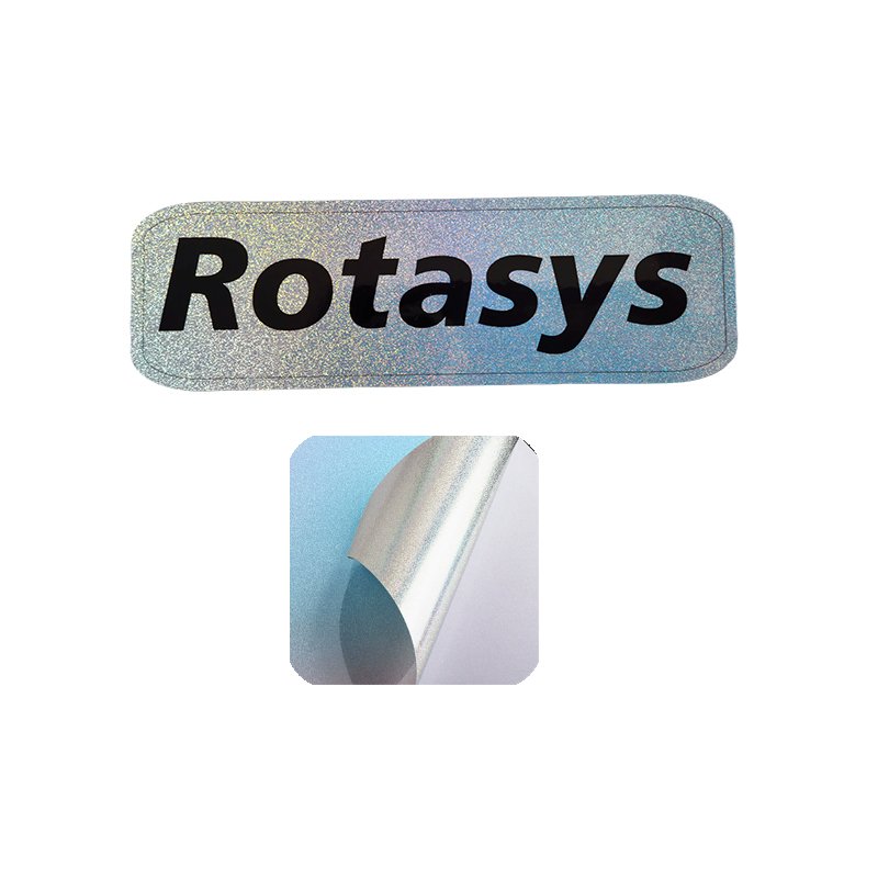 Custom PET Holographic Fine Flower Stickers (3cm-8cm / 1.18"-3.15") | Full-Cut Mini Floral Laser Vinyl Labels