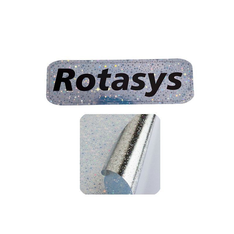 Custom PET Holographic Starburst Stickers (3cm-8cm / 1.18"-3.15") | Full-Cut Asterisk Star Laser Vinyl Labels